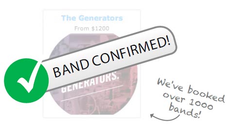 Book a professional cover band for your wedding or event in NZ